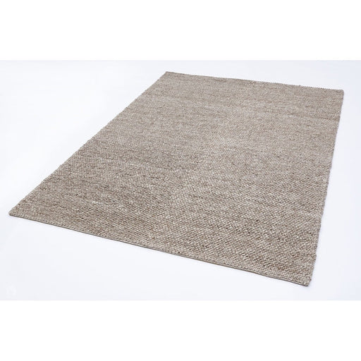 Katherine Carnaby Coast CS05 Modern Designer Plain Hand-Woven Textured Wool&Viscose Flatweave Camel Rug