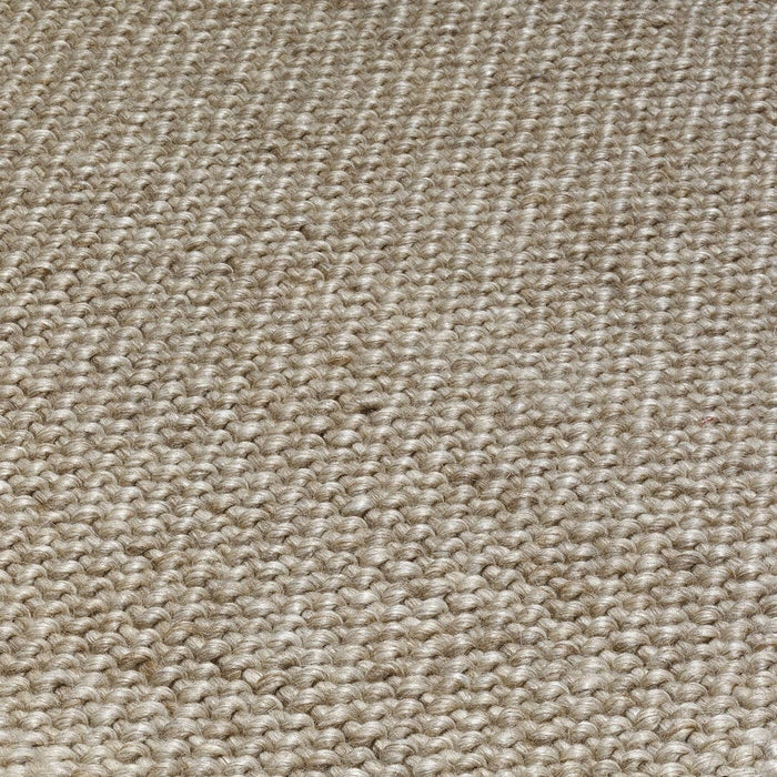 Katherine Carnaby Coast CS05 Modern Designer Plain Hand-Woven Textured Wool&Viscose Flatweave Camel Rug