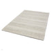 Katherine Carnaby Coast CS06 Modern Designer Plain Stripe Hand-Woven Textured Wool&Viscose Flatweave Cream Rug