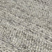 Katherine Carnaby Coast CS07 Modern Designer Plain Stripe Hand-Woven Textured Wool&Viscose Flatweave Grey Marl/Cream Rug