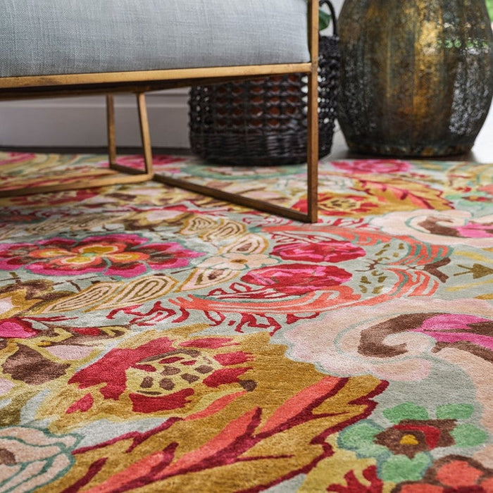 Katherine Carnaby Historia Multicolour/Green/Pink/Yellow/Cream Rug