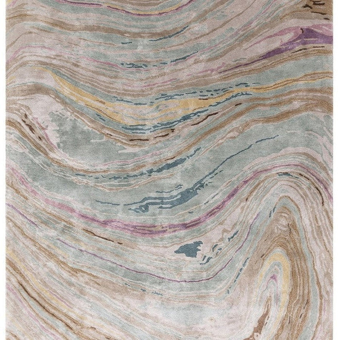 Katherine Carnaby Tuscany Abalone Marble Multicolour/Green/Pink/Gold/Neutral Rug