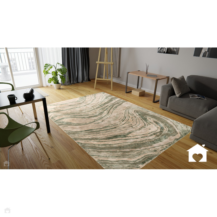 Katherine Carnaby Tuscany Tourmaline Green Marble Rug