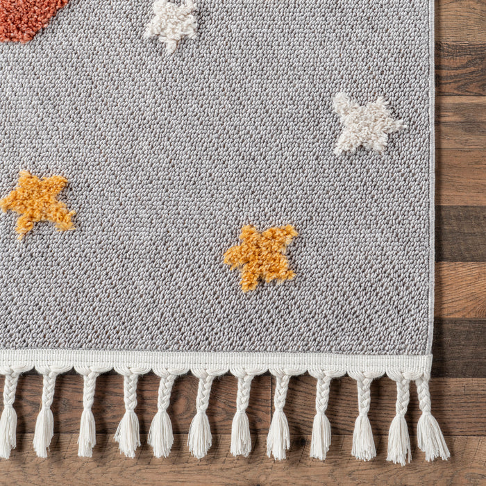 Kathryn Multicolor Kids Rug with Tassels 120 cm x 180 cm