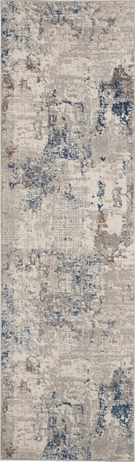 Kathy Ireland Royal Terrace KI42 Tappeto runner bianco/blu