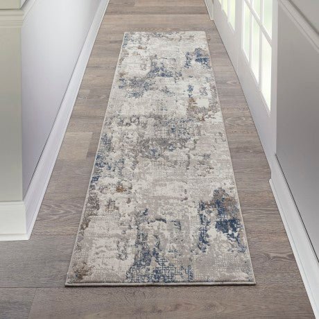 Kathy Ireland Royal Terrace KI42 Tappeto runner bianco/blu