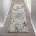 Kathy Ireland Royal Terrace KI42 Tappeto runner bianco/blu