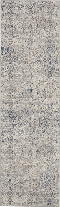 Tappeto runner Kathy Ireland Royal Terrace KI43 beige / blu