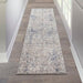 Tappeto runner Kathy Ireland Royal Terrace KI43 beige / blu