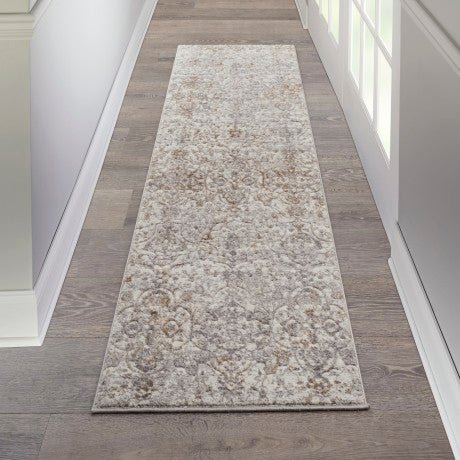 Kathy Ireland Royal Terrace KI43 Beige Runner Rug