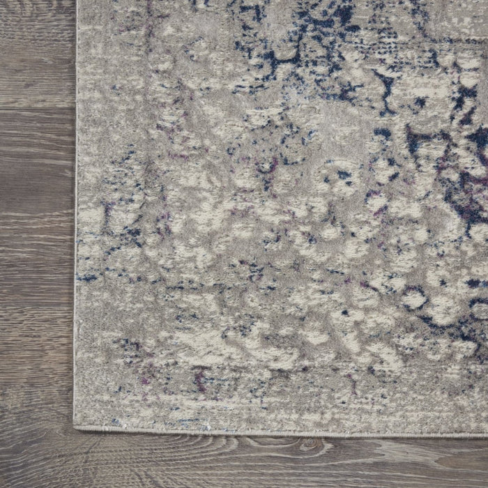 Kathy Ireland Royal Terrace KI44 Beige / Blue Rug