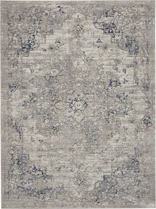 Kathy Ireland Royal Terrace KI44 Beige / Blue Rug