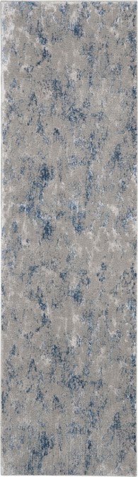 Tappeto runner Kathy Ireland Royal Terrace KI45 grigio/blu