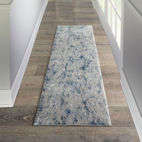 Tappeto runner Kathy Ireland Royal Terrace KI45 grigio/blu