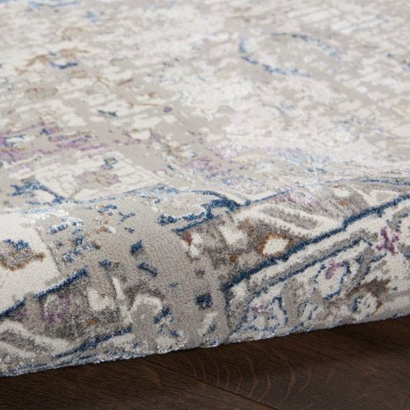 Kathy Ireland Royal Terrace KI46 Ivory / Multicolour Runner Rug