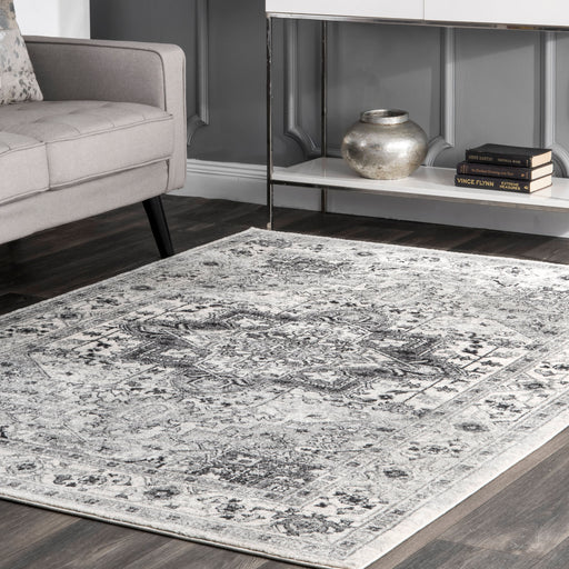 Katrina Persian Area Rug 160x230 Cm Grey