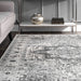 Katrina Persian Area Rug 160x230 Cm Grey
