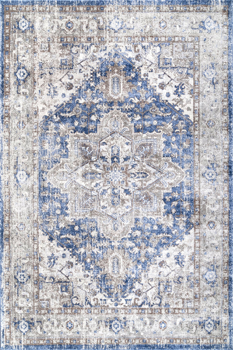 Tappeto Katrina in stile persiano 152 cm blu