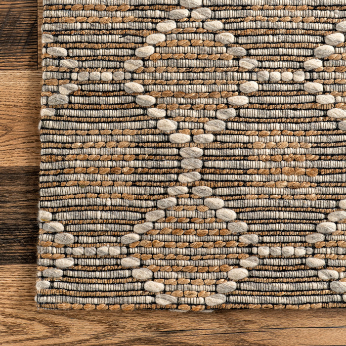 Kaya Natural Jute Honeycomb Area Rug 152 x 244 cm