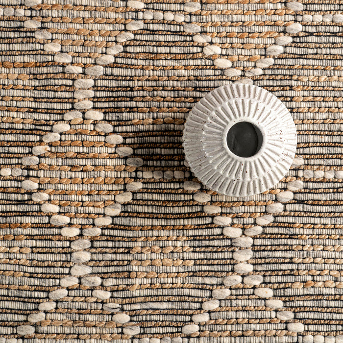 Kaya Natural Jute Honeycomb Area Rug 152 x 244 cm