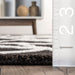 Kendall Black Wool Area Rug 150x240 cm