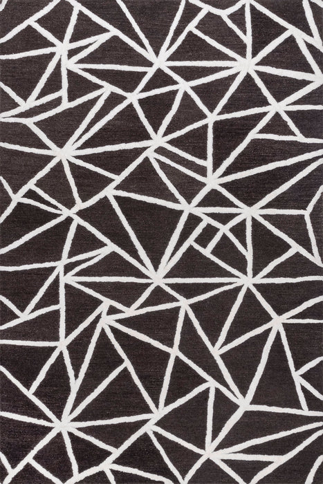 Kendall Black Wool Area Rug 150x240 cm