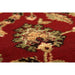 Kendra 137 R Traditional Persian Classic Floral Vine Bordered Stain-Resistant Red Rug