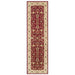 Kendra 137 R Traditional Persian Classic Floral Vine Bordered Stain-Resistant Red Rug