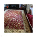 Kendra 137 R Traditional Persian Classic Floral Vine Bordered Stain-Resistant Red Rug