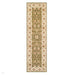 Kendra 3330 G Traditional Persian Classic Floral Vine Bordered Stain-Resistant Green/Sand/Cream Rug