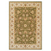 Kendra 3330 G Traditional Persian Classic Floral Vine Bordered Stain-Resistant Green/Sand/Cream Rug