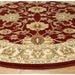 Kendra 45 M Traditional Persian Classic Floral Vine Bordered Stain-Resistant Red/Beige/Sand/Multi Rug