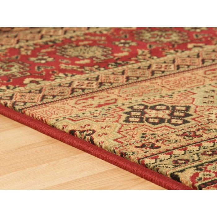 Kendra Traditional 135 R Red/Brown/Rust Rug