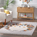 Kids Porcupine Rug with Tassels in Multicolor 120cm