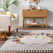 Kids Porcupine Rug with Tassels in Multicolor 120cm