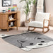 Kids Puppy Shaped Rug Grey 50x76cm
