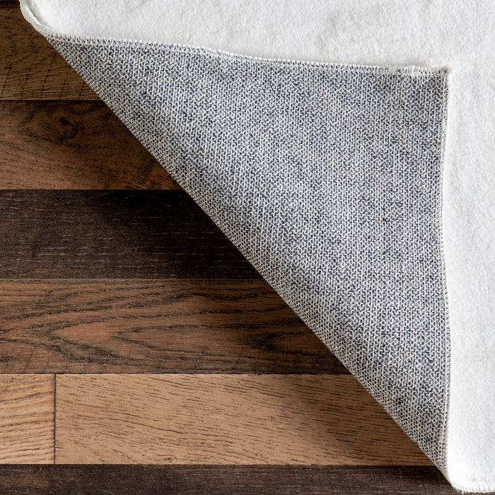 Kids Washable Light Grey Lion Stenciled Rug 120x170 cm