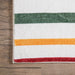 Kids Washable Striped Area Rug in Multicolor for Nursery