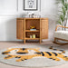 Kids Washable Tiger Rug For Playroom In Grey Color
