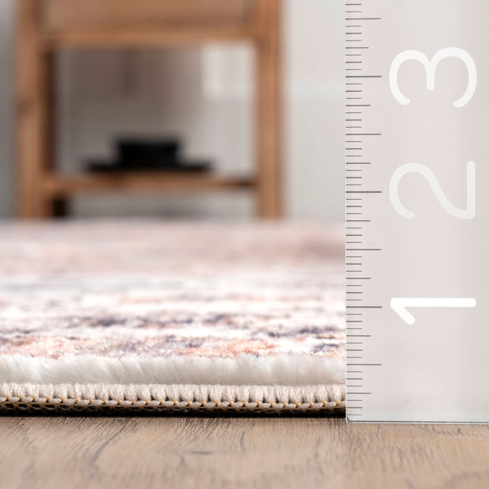 Kinsley Vintage Paisley Area Rug 133x190 cm Peach