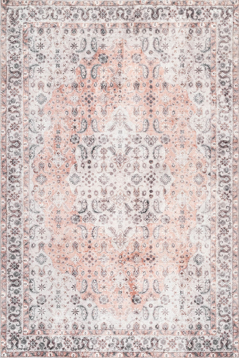 Kinsley Vintage Paisley Area Rug 133x190 cm Peach