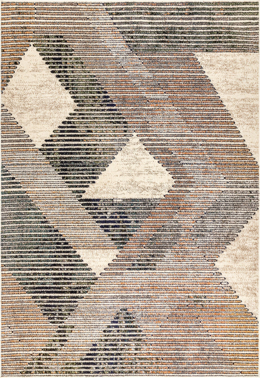 Kira Grey Striped Area Rug 160x230 cm