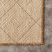 Kirstin Indoor Outdoor Ruskea Diamond Jute Area -matto 120x180 cm