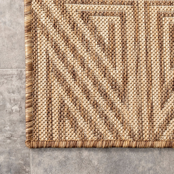 Kite Trellis Soft Indoor Outdoor Rug 150x240 cm Brown