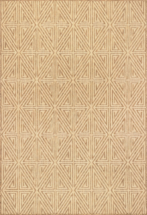 Kite Trellis Soft Indoor Outdoor Rug 150x240 cm Brown