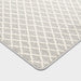 Kittiwake Custom Diamond Pattern Area Rug 130x180 cm Grey