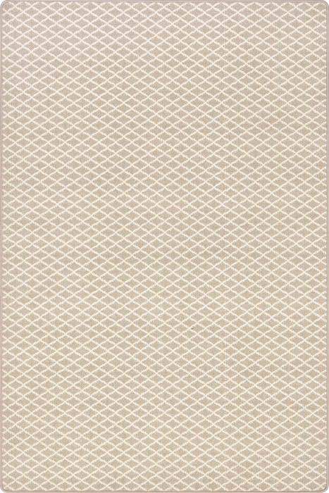 Kittiwake Custom Diamond Pattern Rug Almond Grey 150 cm