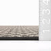 Kittiwake Custom Diamond Pattern Rug Charcoal 100cm