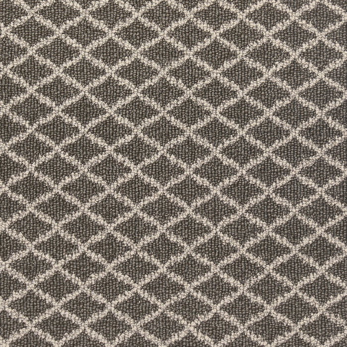 Kittiwake Custom Diamond Pattern Rug Charcoal 100cm