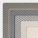 Kittiwake Custom Diamond Pattern Rug Charcoal 100cm
